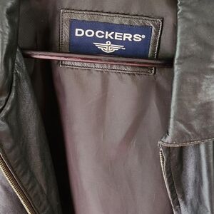 Dockers men's leather jacket